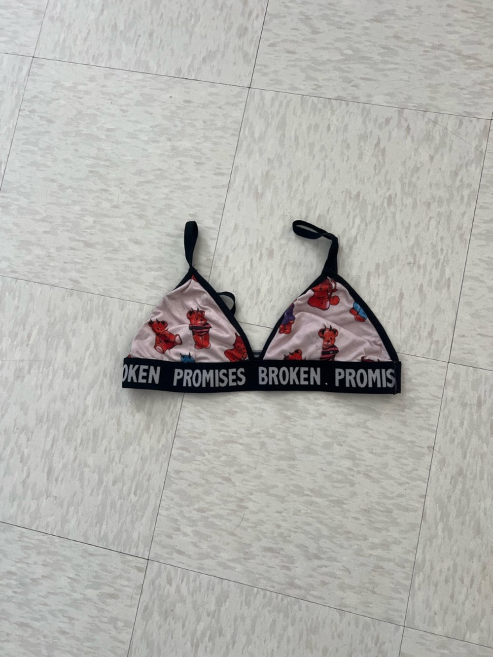 Broken Promises Triangle Bralette